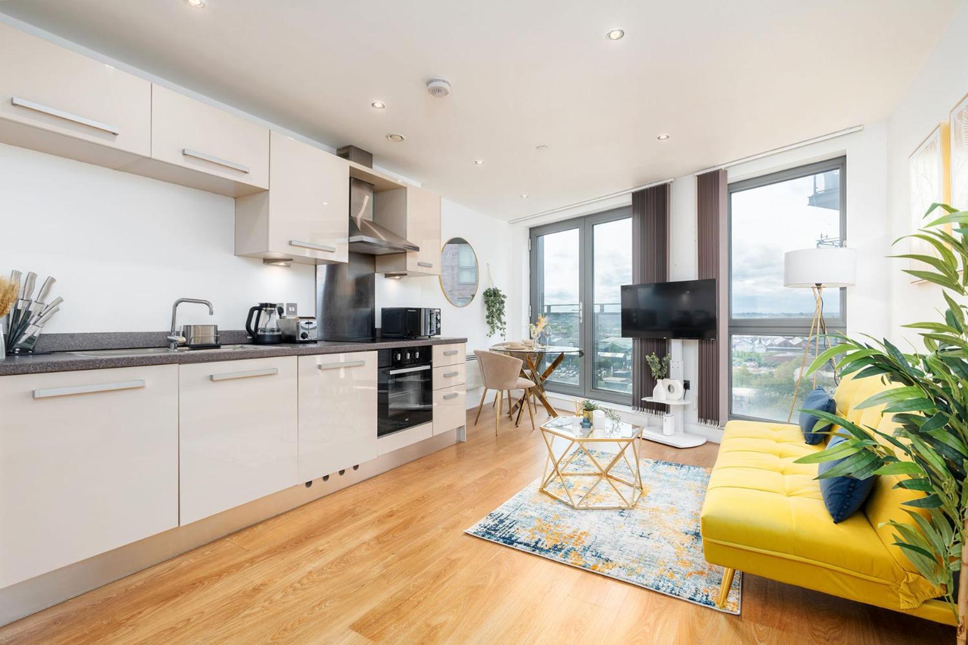 Exclusive Apartment - City Centre - Free Parking -Wifi Netflix- Juliet Balcony Leeds  Exteriör bild